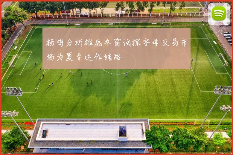 杨鸣分析雄鹿冬窗试探字母交易市场为夏季运作铺路